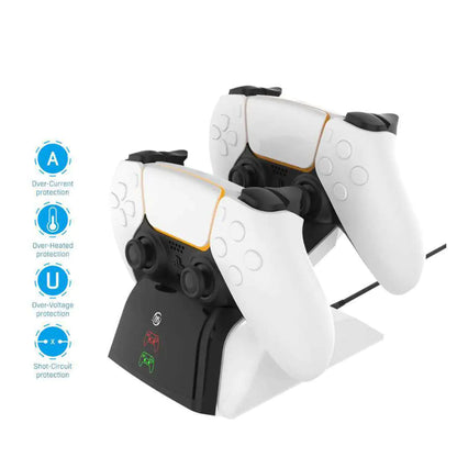 Cargador Rápido y Fácil para Juegos de PS5