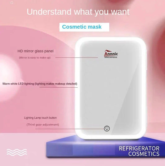 Mini Refrigerador Portátil de Maquillaje
