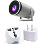 Mini Projector 4k HD, Android, WiFi, Bluetooth, 1080P, White